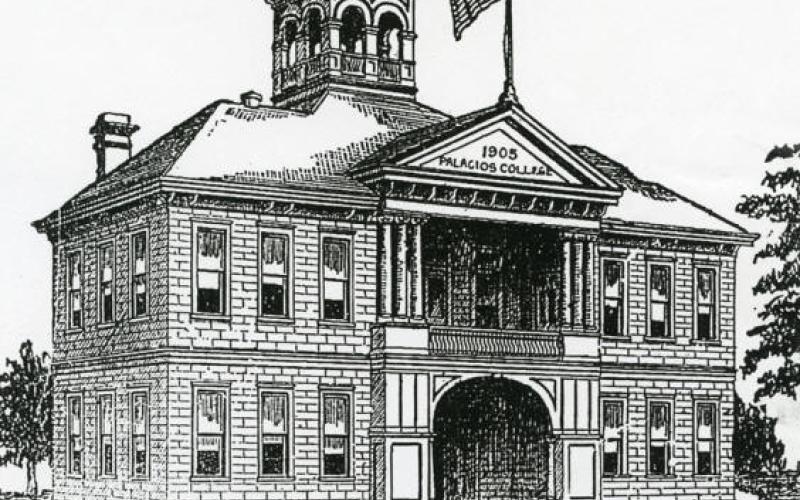 Matagorda County TXGenWeb Palacios Baptist Academy from the early 1900s.