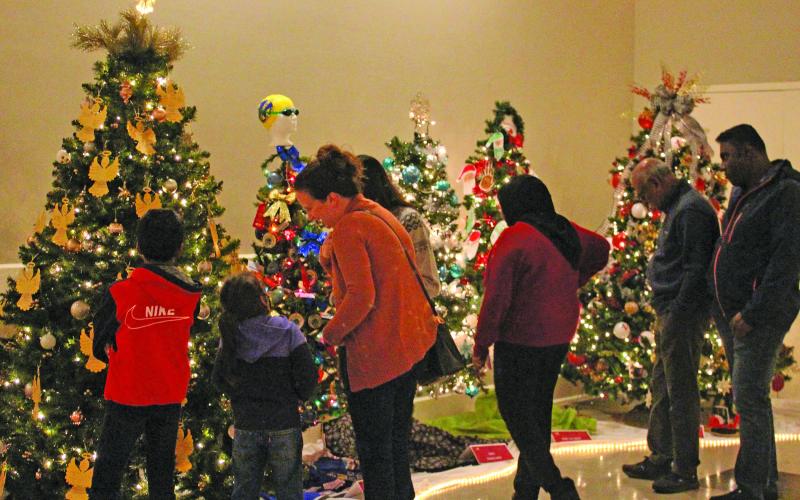 Sentinel photo/Jessica Shepard The Matagorda County Museum's annual "Festival of Trees" exhibit opened to the public as part of the "Christmas Around the Square" event, Nov. 18. The exhibit is open with regular museum hours from 1-4 p.m. Wednesday-Saturday.