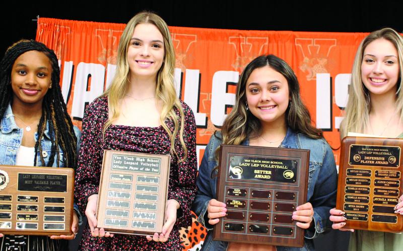 Sentinel photo/Jessica Shepard Volleyball winners