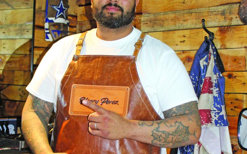 Sentinel photo/Jessica Shepard "Truth" barbershop owner Henry Perez plans on hosting a grand opening event soon. Truth is located at 2113 Avenue G, Suite B in downtown Bay City.