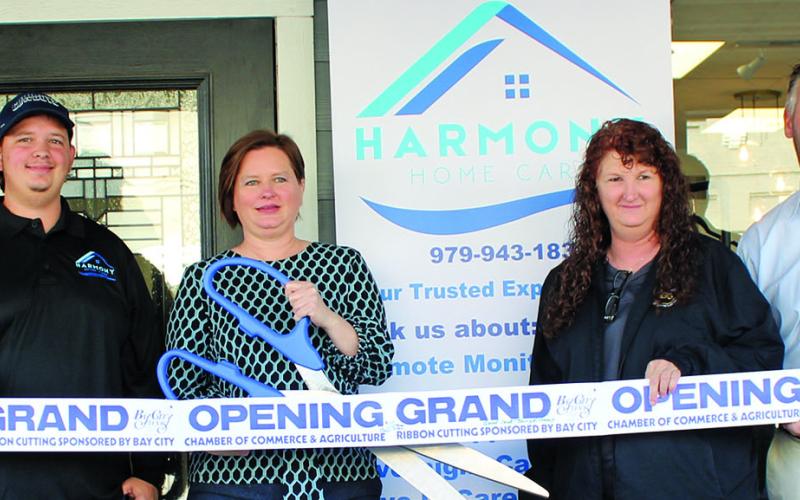 The Bay City Chamber of Commerce celebrated a ribbon-cutting ceremony with Harmony Home Care, Thursday, Jan 20. The office is located at 1830 Seventh St.in Bay City. Sentinel photo/ Jessica Shepard