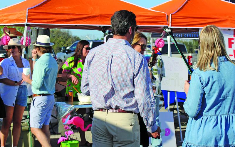 There were colorful sights to behold at the Great Steak Cook-Off Saturday at the Bay City Civic Center. While most of the colors were found at the different booths, it was also worn by those attending. Sentinel Photo  by Jessica Shepard