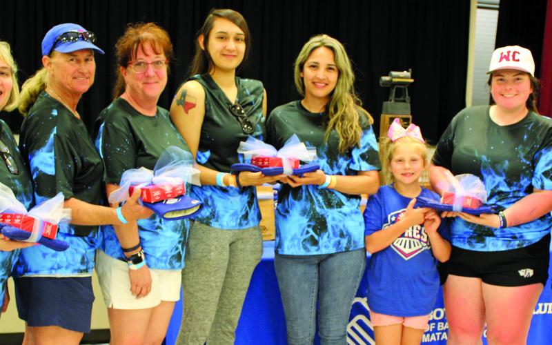 Sentinel photo/Jessica Shepard The Great Steak Cook-Off Crowd Favorite winners were the "Blue Flames" cook team.