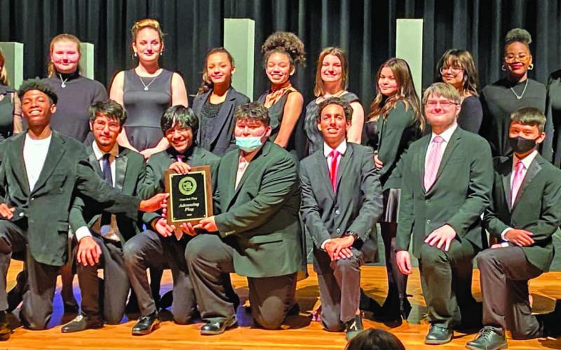 The BCHS Dungeoneers theater group is headed to the area championship. The team, at its last competition, compiled the following accolades. Best Overall Technician: Leslie D All star Technician: Isabella Perez HM All Star Cast: Matthew M, Aniyah O All Star Cast: Marisa K, Cali M Best Performer: Ryan H Area will be at Canyon HS in New Braunsfel - Tuesday, March 29. The group performs second at around 12:45 p.m. Courtesy photo