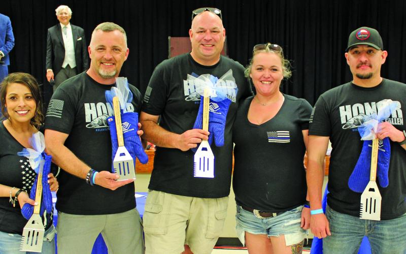 Sentinel photo/Jessica Shepard Great Steak Cook-Off Pacesetter winners were the "Honor the Fallen" cook team.