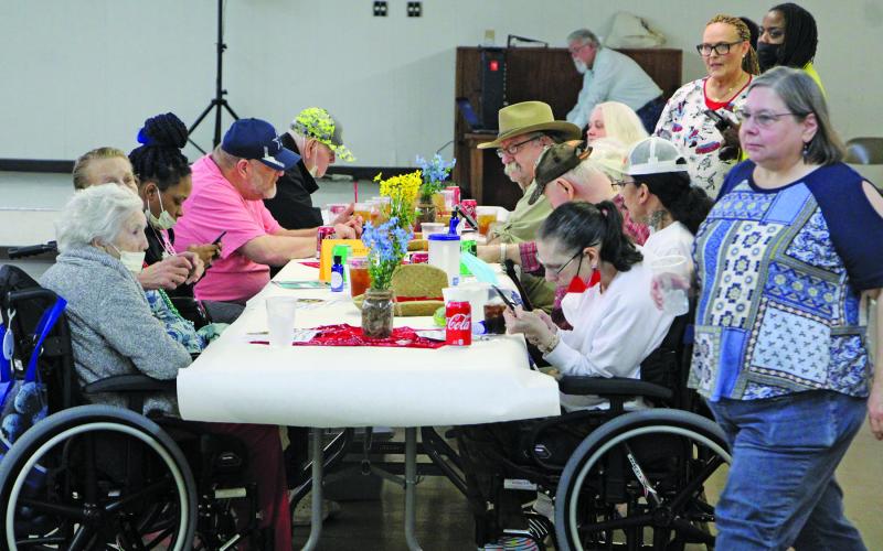 Sentinel photo/Mike Reddell Matagorda County Fair &amp; Livestock Association (MCFLA) Senior Citizen Day brought in a good turnout March 3.
