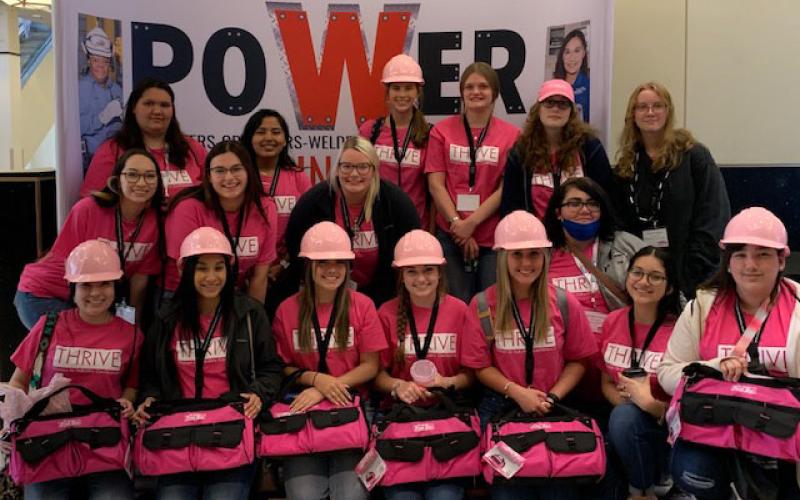 Contributed photo The girls of Van Vleck WIT attended the POWER Women in Industry conference at Moody Gardens in Galveston on Thursday, March 24. Van Vleck ISD appreciates Chevron Phillips for sponsoring these girls and giving the opportunity to hear women speak of their journey through their careers in the industrial environment.