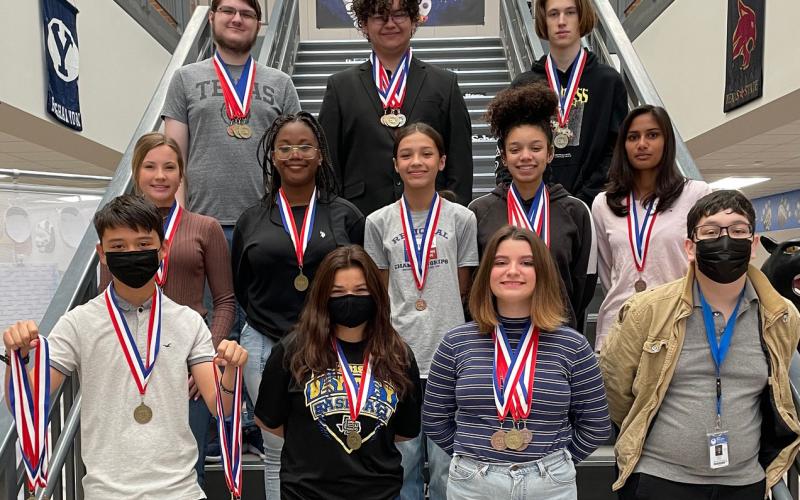 Contributed photo Bay City High School Speech and Academic UIL team brought home 23 individual medals, won 2nd place overall speech team, 1st place team in Current Issues, and qualified for 13 regional championship positions.