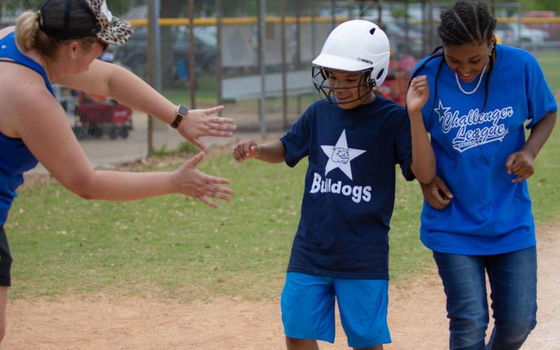 Bay City Challenger League Baseball photo Saturday was opening day for Bay City Challenger League Baseball. The games provide a special treat for the youngsters and adults alike in sharing the joy of the game and unlocking special skills.