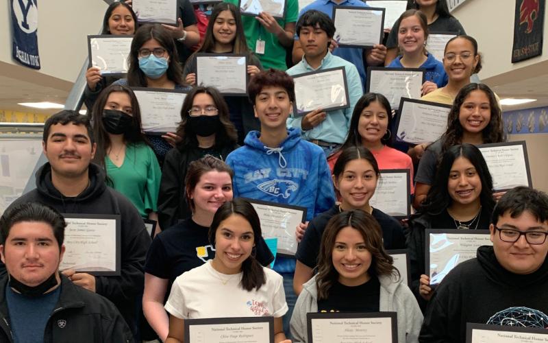 Courtesy photo These BCHS students were recently inducted into the National Technical Honor Society for the 2021-2022 school year. These are juniors and seniors who have at least 5 CTE credits, at least a 4.0 weighted GPA, and exceptional behavior.