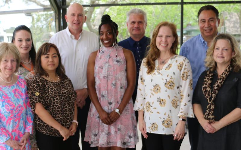 Courtesy photo Phillips 66 Sweeny Refinery honored seven area high school teachers in science or math fields with the 2022 Science/Math Teach Recognition Award. They include: Jo Huff, Angleton; Connie Cornman, Bay City; Apollonia Campbell, Brazosport; Misty Hankinson, Brazoswood; Anh Thomas, Columbia; Ryan Brienk, Sweeny; Stacey Goodman, Van Vleck.