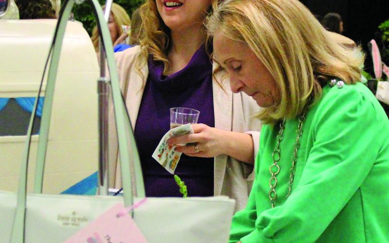 Sentinel photo/Jessica Shepard Matagorda Regional Medical Center Foundation hosted its annual "Power of the Purse" for glampers and handbag aficionados Thursday, April 26. This year featured new and gently-used purses alongside a variety of vacation and camping-themed silent auction lots.