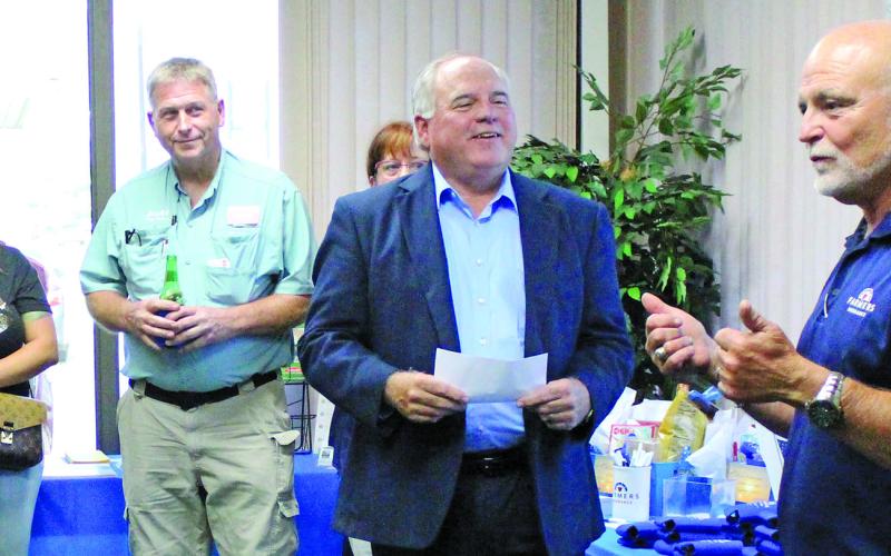 Sentinel photo/Jessica Shepard Krenek Insurance hosted this month's Bay City Chamber of Commerce &amp; Agriculture's "Business After Hours Mixer" Thursday, June 16.