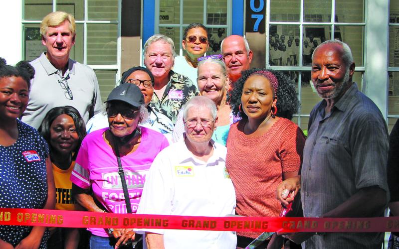 Sentinel Photo/Mike Reddell The grand reopening of the Sanford Community Center Saturday, June 18, represents a milestone in bringing Palacios Colored School history back to life.
