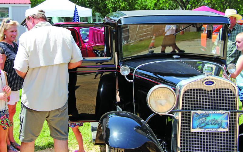File photo People from all over Texas are expected for the Hotel Blessing Fundraiser Car Show Saturday to see 25 different classes, like those from previous years’ events.