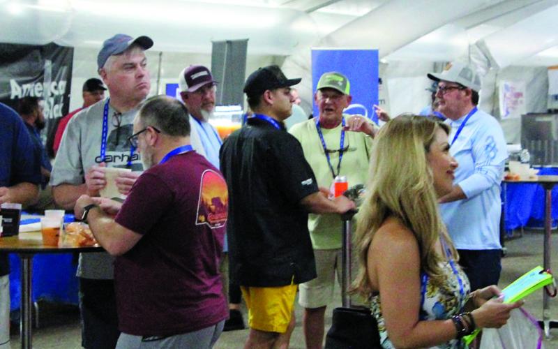 Bay City Sentinel/Mike Reddell More participants were on hand for the 2022 Texas Oilman’s Invitational Charity Fishing Tournament last week at Matagorda Harbor. The fishing tournament has helped several Matagorda County organizations over the years.