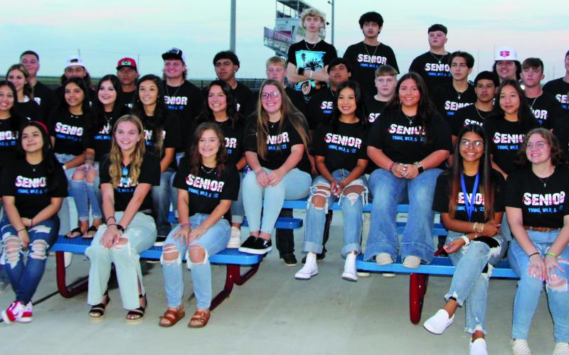 Tidehaven Class of 2023 started their school year with a special breakfast honoring the occasion. It was their last first day of school. Sentinel photo/ Mike Reddell