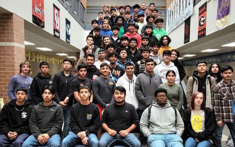 Contributed photo A total of 60 BCHS welding students received one or more IBC welding certifications this semester! Their instructors are Mr. Black, J. Rodriguez, and R. Rodriguez.