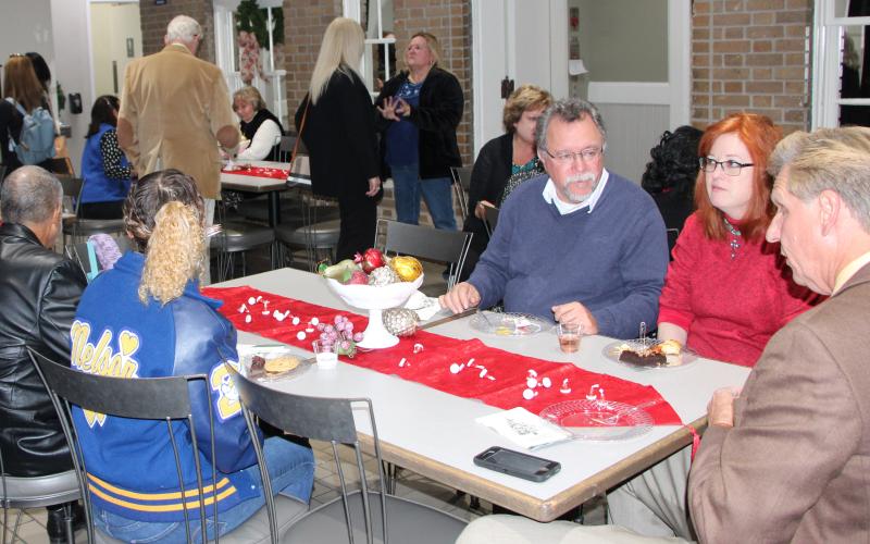 Sentinel Photo/Mike Reddell The Matagorda County Museum hosted the Bay City Chamber of Commerce &amp; Agriculture's December "Business After Hours" event Thursday, Dec. 1. Attendees got a chance to network and enjoy the museum's annual "Festival of Trees" exhibit.
