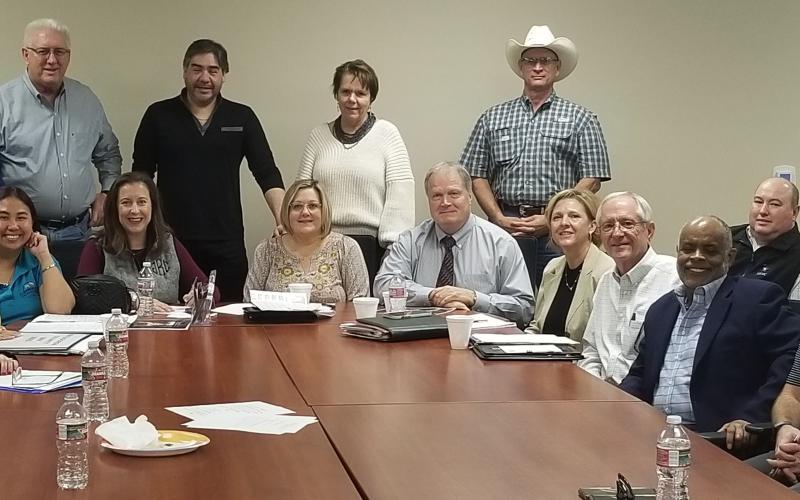 Sentinel Photo/Mike Reddell The planning committee for Matagorda Day in Austin at their meeting last week.