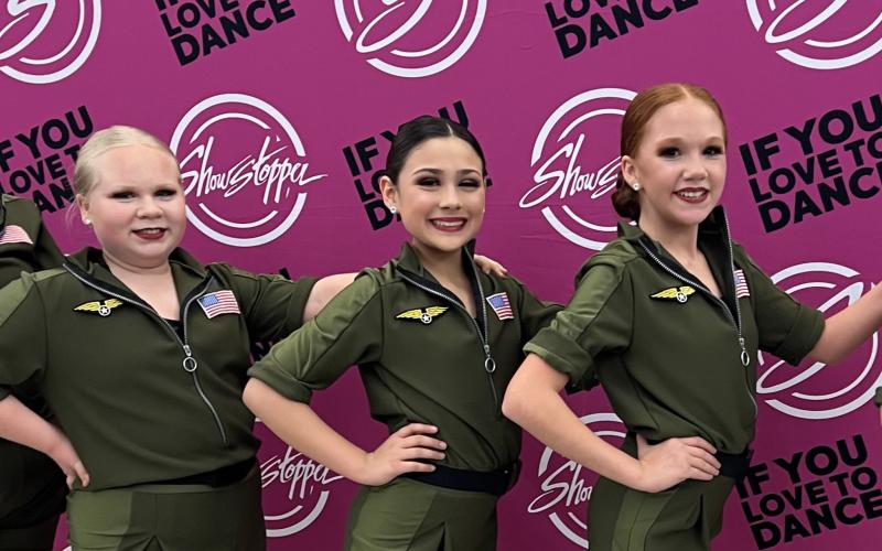 Lynn Bates photo Junior Jazz, from left: Marley Rocha, Aubrey Ros, Kenzie Zamora, Ryleigh Siptak, Lexi Salinas