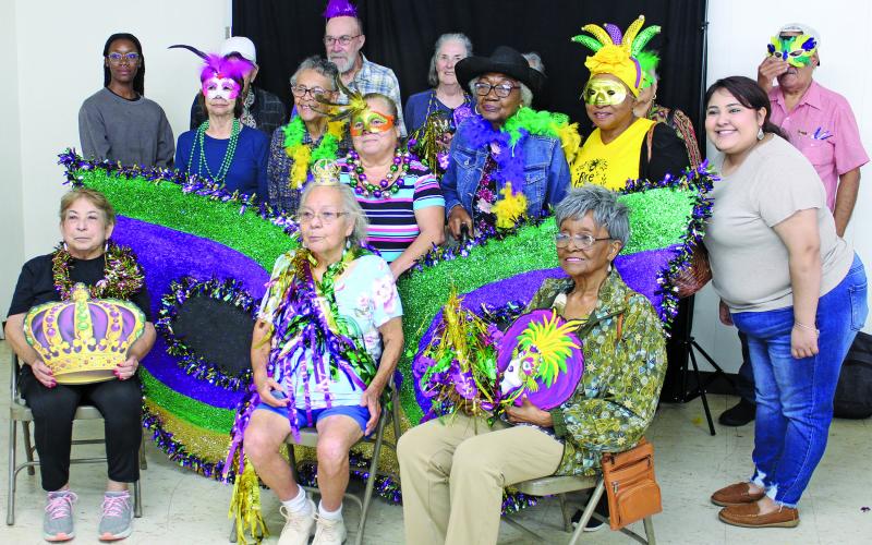 Sentinel Photo/Jessica Shepard It was Senior Citizen Day and luncheon at the Knights of Columbus Hall Thursday, as part of the Matagorda County Fair &amp; Livestock Exposition. This year’s fair theme was rodeo masquerade.