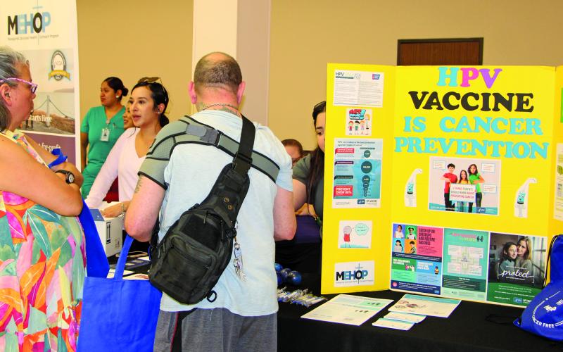 Sentinel Photo/Mike Reddell Bay City Chamber of Commerce and Agriculture Health Expo last week featured several breakout sessions, screenings and information booths at the Bay City Civic Center.