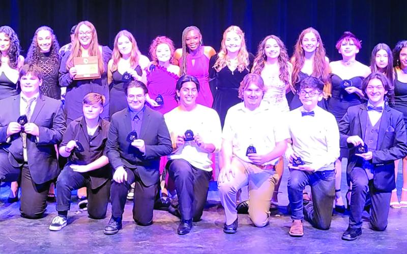 Contributed photo Leopards advance to state: Leopard Players’ production, The Chemical Imbalance.  All reactions: Individual Awards: Honorable Mention All Star Cast - Mia Ruckett, All Star Cast - Andrea Ramirez, Best Performer - Gaven Ros.