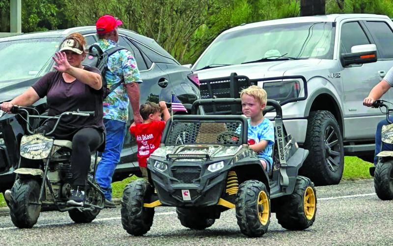 The 67th Annual Blessing Day parade Sunday afternoon, May 7, included drivers of all ages. In addition to the parade, Blessing Day included a car show, barbecue dinner , music and vendors. Contributed photo