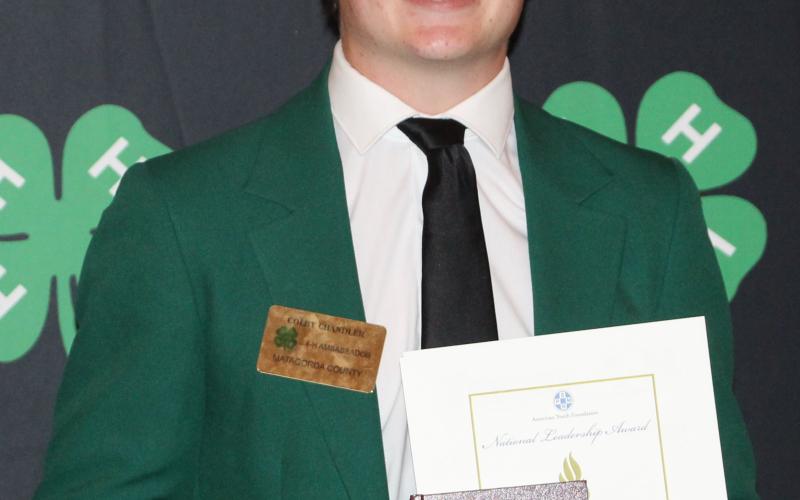 Sentinel Photo/Jessica Shepard The “I Dare You” award was presented to Colby Chandler.