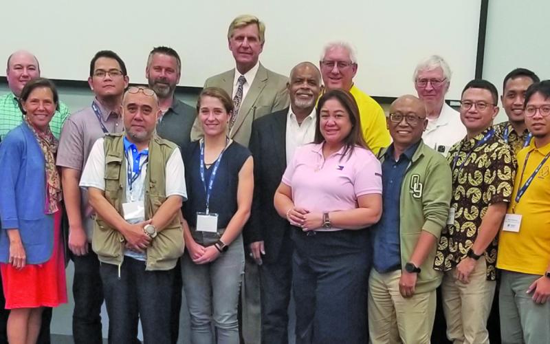 Sentinel Photo/Mike Reddell Dignitaries from Indonesia and the Philippines were here last week to learn about STP and its impact on the local community.