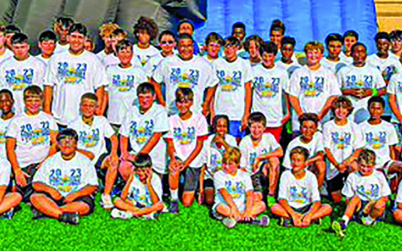 Contributed photo The Bay City High School football camp