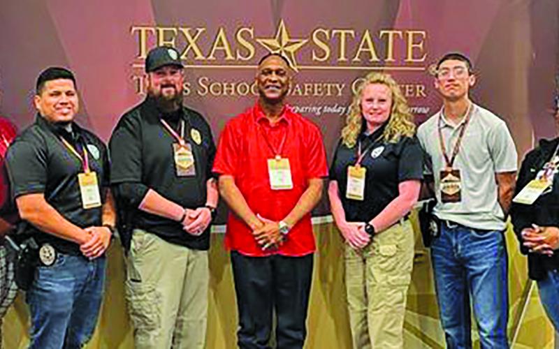 Contributed photo This summer, BCISD Police Department along with BCISD Administrative personnel attended the Texas School Safety Conference in San Antonio. Valuable safety information was gained and will be used within the district.