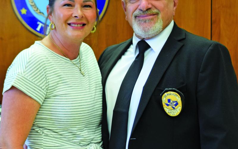 Detective Sgt. Joe Bruno and wife Jennifer
