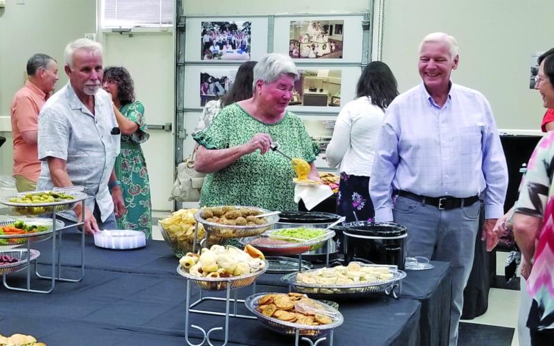 Sentinel Photo/MaLinda Reddell Matagorda County Museum celebrated its 60th anniversary at a Friday, July 28, gathering of about 40 people.