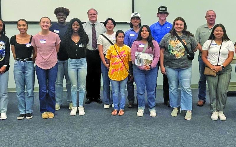 Contributed photo The inaugural student convocation attended the first ever Youth Matagorda County Leadership session. The session was hosted and organized by Matagorda County Judge Bobby Seiferman and BCCDC's Executive Director Jessica Russell. It was sponsored by HIF, USA. Russell said the group was comprised of  “17 of our county's best and brightest students representing all five school districts.”