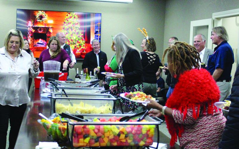 Matagorda Regional Medical Center Foundation partnered with the Bay City Chamber of Commerce &amp; Agriculture to host this month's "Chamber After Hours" last week. The event was one of many downtown that also helped ring in the holiday season.  Sentinel Photo/Jessica Shepard