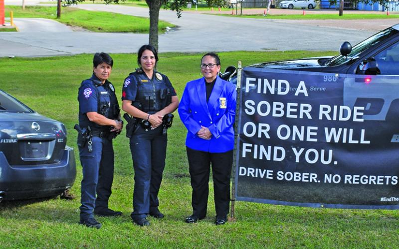 BCPD photo Bay City Police officers want people to see a real-life reminder of lives lost on Texas roads.