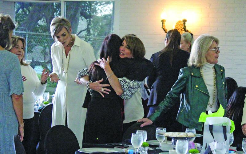 Sentinel Photo/Jessica Shepard The January luncheon of the Women in Touch Initiative drew an impressive gathering of women to hear Crisis Center Director Keilli Wright-Nelson.