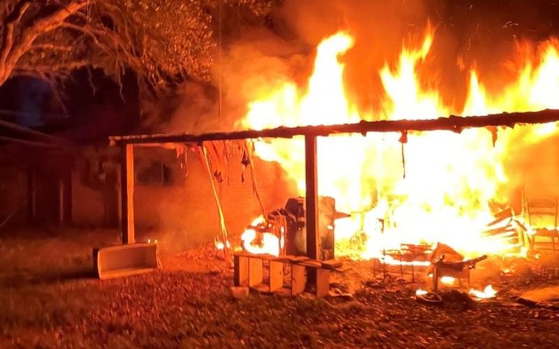 Fire Marshal Dan Shook photo A fire at 4703 Hiram Brandon last week was ruled accidental after a man was frying fish and oil spilled over onto the county causing the kitchen to catch fire.