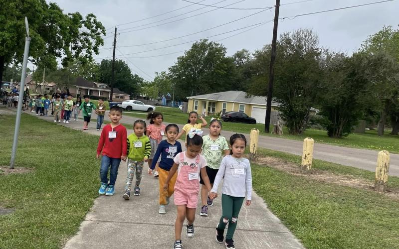 Contributed photo Cherry Elementary School’s evacuation drill last week was deemed a success