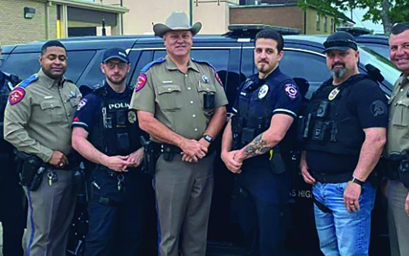 BCPD photo Bay City police officers joined with State Troopers for Operation Semi Stop April 30, targeting commercial motor vehicles.