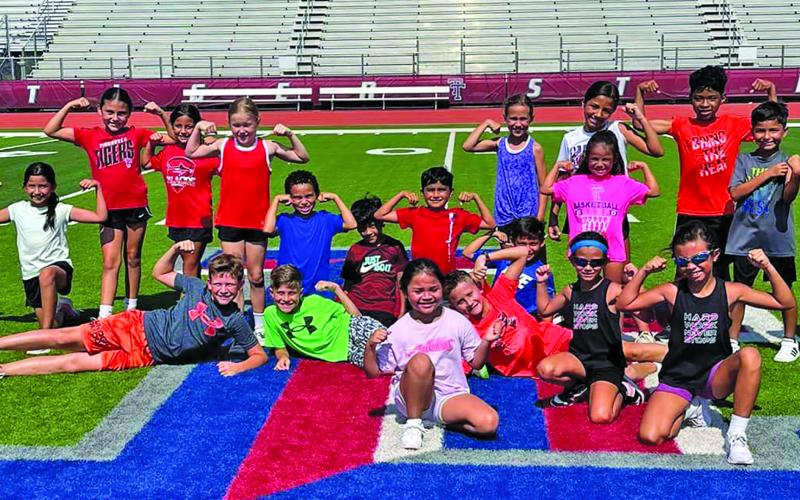The first day of Tidehaven’s summer track was successful. Summer track’s schedule included June 6th, June 12th, June 18th and the track meet June 20th at Tiger Stadium  Courtesy photo