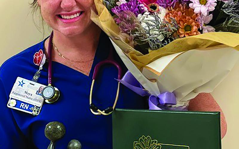 MRMC photo MRMC honored Maya Wilkinson The Daisy Award for Extraordinary Nurses.