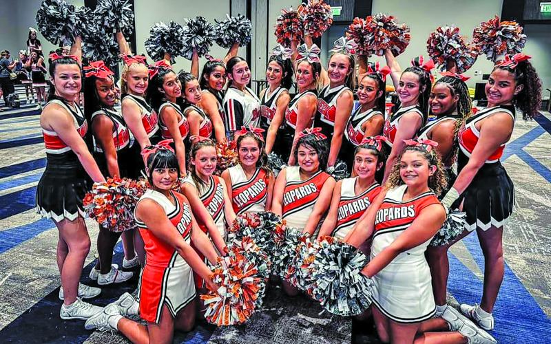 Courtesy photo VVHS and VVJH cheerleaders were hard at work at their cheer camp last week! They are excited to bring back some fun new cheers and routines.
