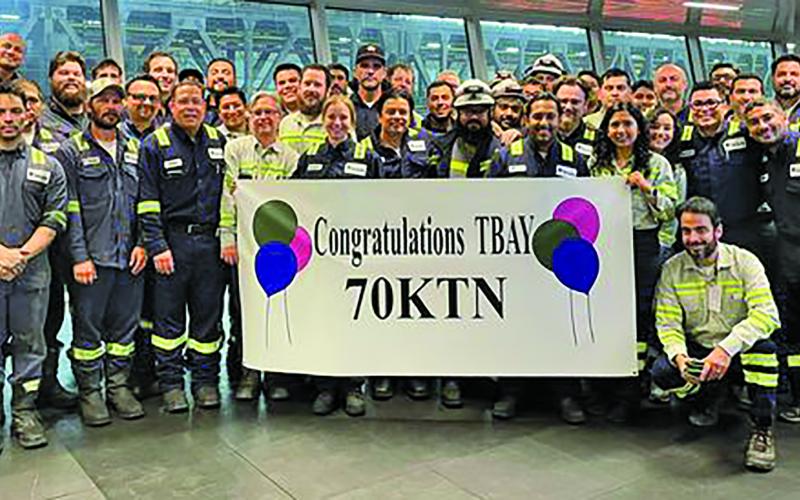 Tenaris photo TenarisBayCity broke the global monthly production record! Last month, the team produced 78k tons of steel pipe – the most ever produced by any Tenaris hot rolling mill in the world!