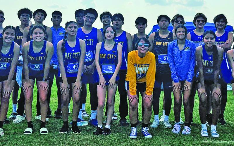 BCISD photo Bay City High School 2024 Cross Country team.