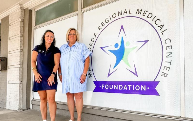 JSL photo Charity Ball is the annual fundraiser for the Bay City Junior Service League. Matagorda Regional Medical Center Foundation is a corporate sponsor at the Gold Level of the JSL. Pictured are JSL member Maegan Griffith and MRMC Foundation Executive Director Tiffany Foltyn.