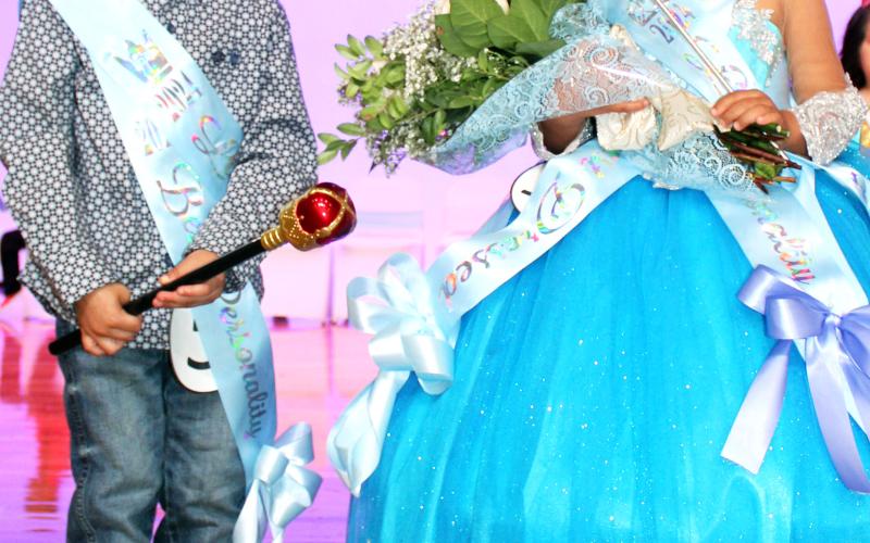 Sentinel photo/Jessica Shepard The 2024 Little Mister Rice Festival is Arian Thomas alongside Little Miss Rice Festival Xandria Rodriguez. Both were crowned at the Bay City All Sports Booster Club's annual Little Mister &amp; Miss Rice Festival event Saturday afternoon.
