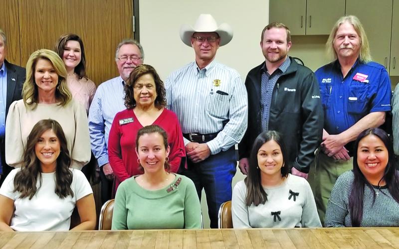 Sentinel Photo/Mike Reddell Members of the planning group for the March 18 Matagorda County Day in Austin met Friday, Jan. 24.